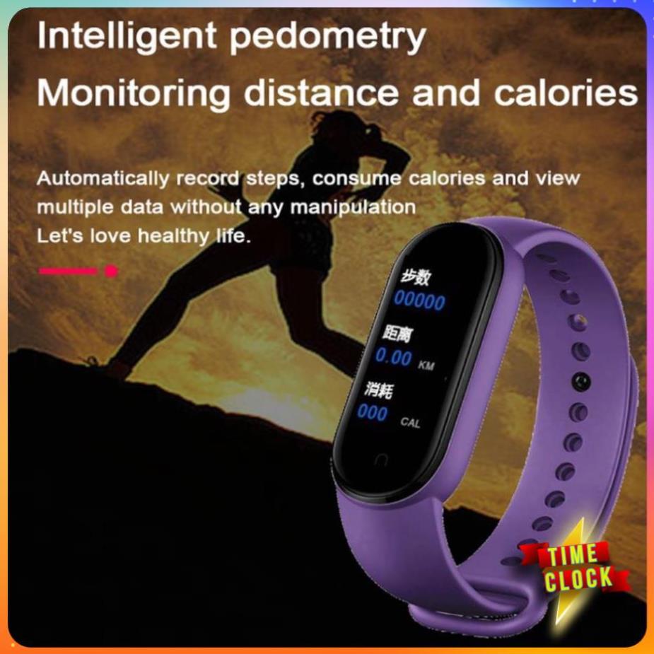 Vòng đeo tay thông minh SKMEI M4 hỗ trợ theo dõi sức khỏe - Chính hãng bảo hành 12 tháng.