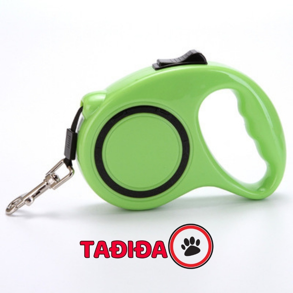 Dây xích Chó Mèo tự động 3-5m , Dây dắt Thú Cưng đi dạo nhiều màu sắc - Tadida Pet