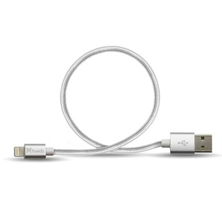 Dây cáp sạc điện thoại Tuxedo Lightning 30cm bọc dù