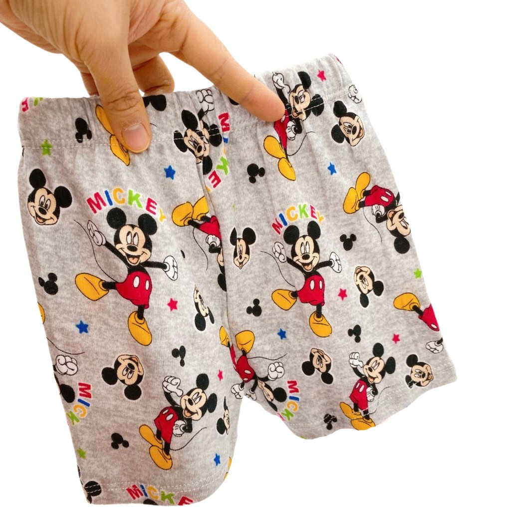 Set 10 quần bozip thun cotton – Quần đùi chục cho ngẫu nhiên bé trai bé gái (Mẫu)