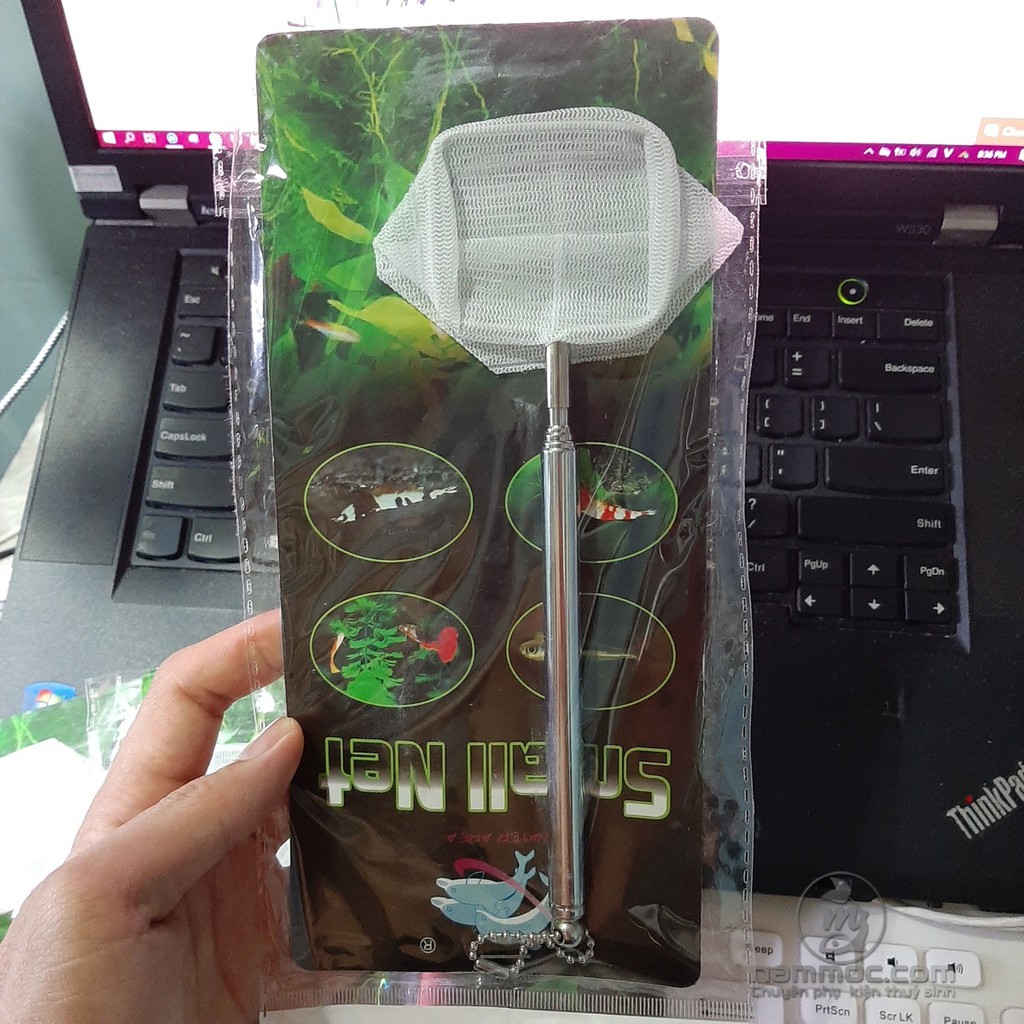 Vợt Tép 3D inox - Vợt Tép Xếp Khúc Nhỏ Gọn