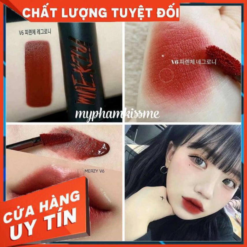 [AUTH] - Merzy - Son kem thỏi Merzy Another Me The First Velvet Tint V6 (Auth - Sẵn màu mới kem thỏi)