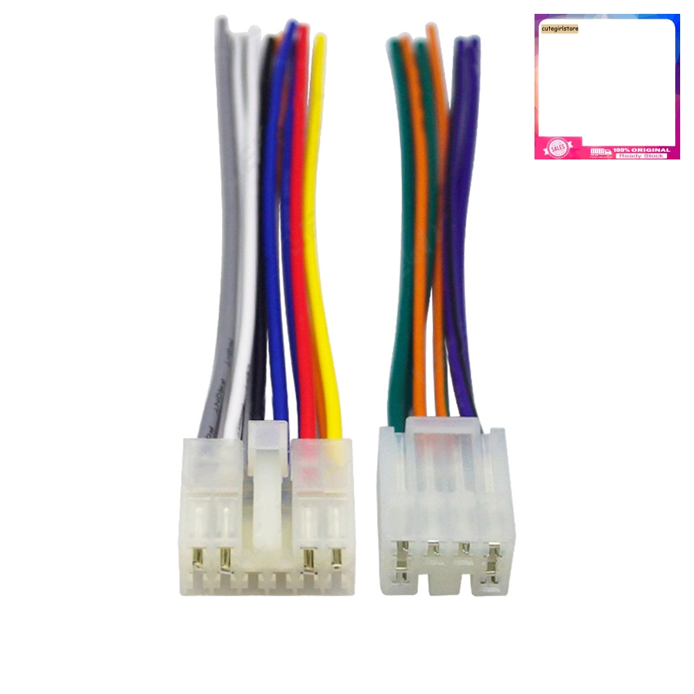 Set 2 dây cáp âm thanh cd radio dành cho xe hơi Toyota