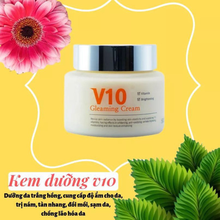 Kem V10 Skinaz Hàn Quốc Chính Hãng 100ml - V10 Gleaming Cream Skinaz .