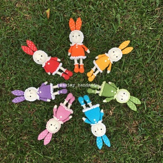 Thú bông len handmade - Thỏ Mimi (được chọn màu)