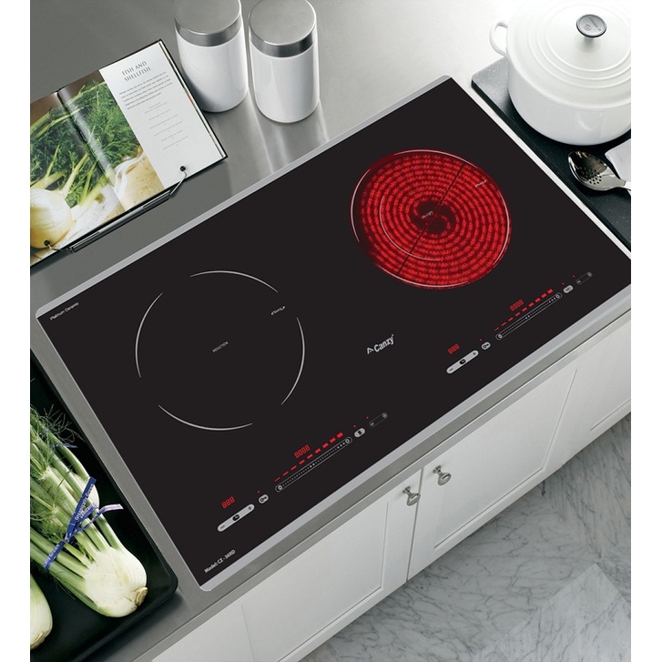 Bếp từ đôi hồng ngoại cảm ứng CANZY CZ-56RD-1 Bếp từ đôi hồng ngoại cảm ứng CANZY CZ-56RD
