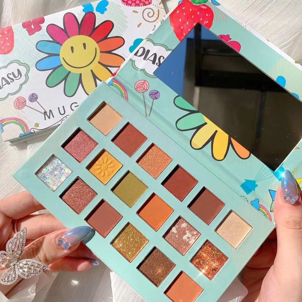 Bảng Mắt Mugeleen 18 Ô Hoa Mặt Trời Daisy