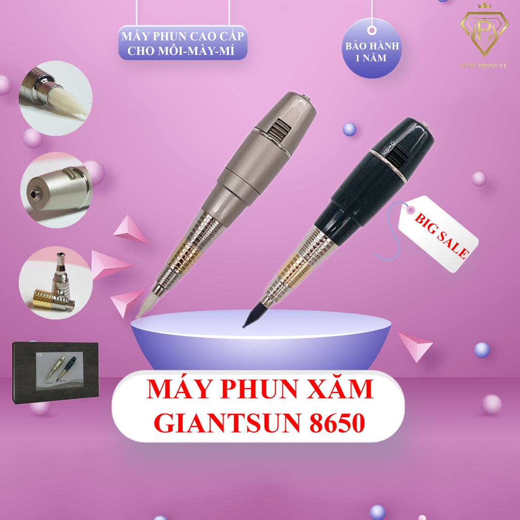 Máy phun xăm GIANSUN 8650, Máy phun môi GIANTSUN chính hãng Đài Loan, phun môi mày mí chuyên nghiệp - DCPX PHONG VU