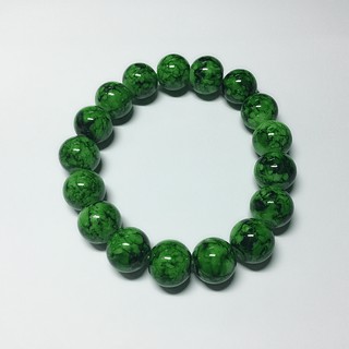 vòng đeo tay phong thủy - xanh lá-12 ly