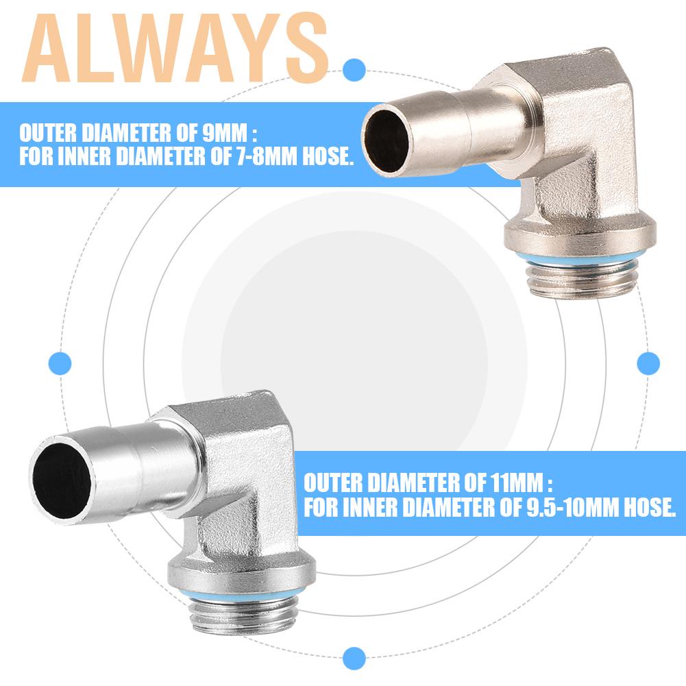 Set 2 đầu nối ống nước G1 / 4 ' cho hệ thống tản nhiệt