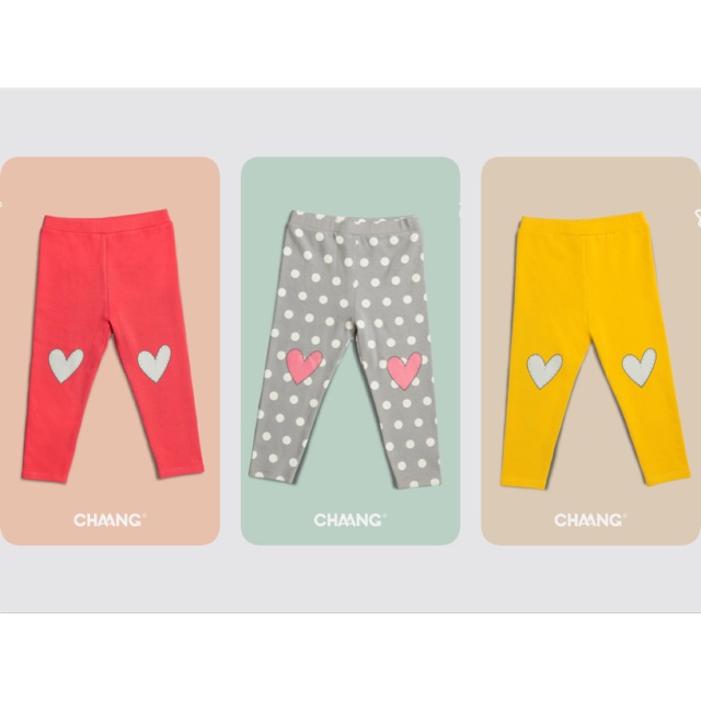 CHAANG Kids - Quần legging tim dành cho bé 10-27kg