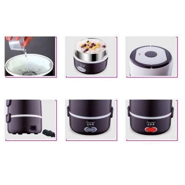 CẶP LỒNG Ủ CƠM 3 TẦNG INOX CẮM ĐIỆN LOẠI 1
