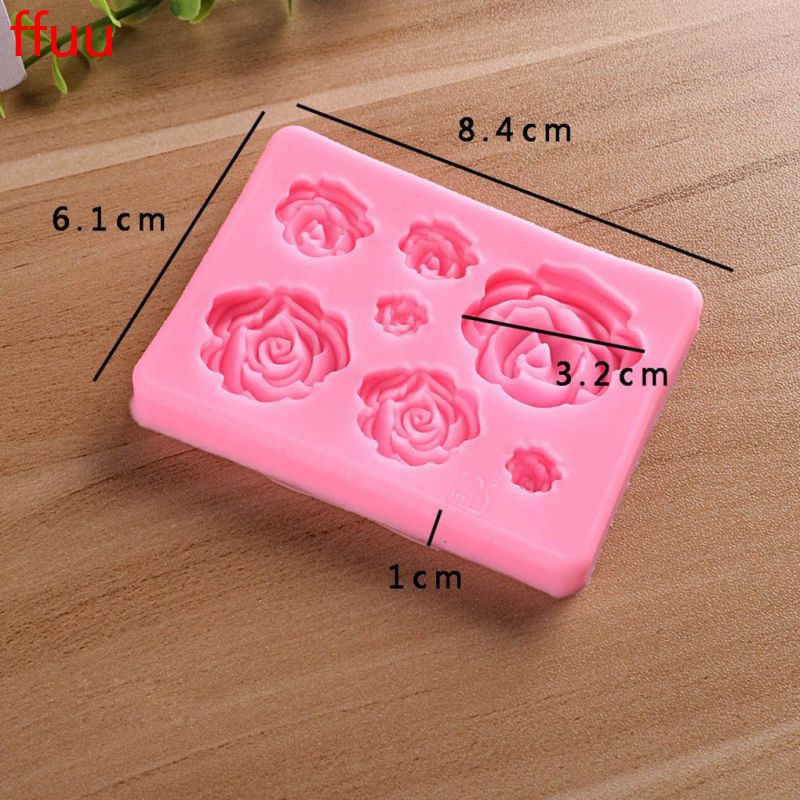Khuôn Làm Bánh Đa Năng Tiện Dụng Hình Hoa Hồng Xinh Xắn