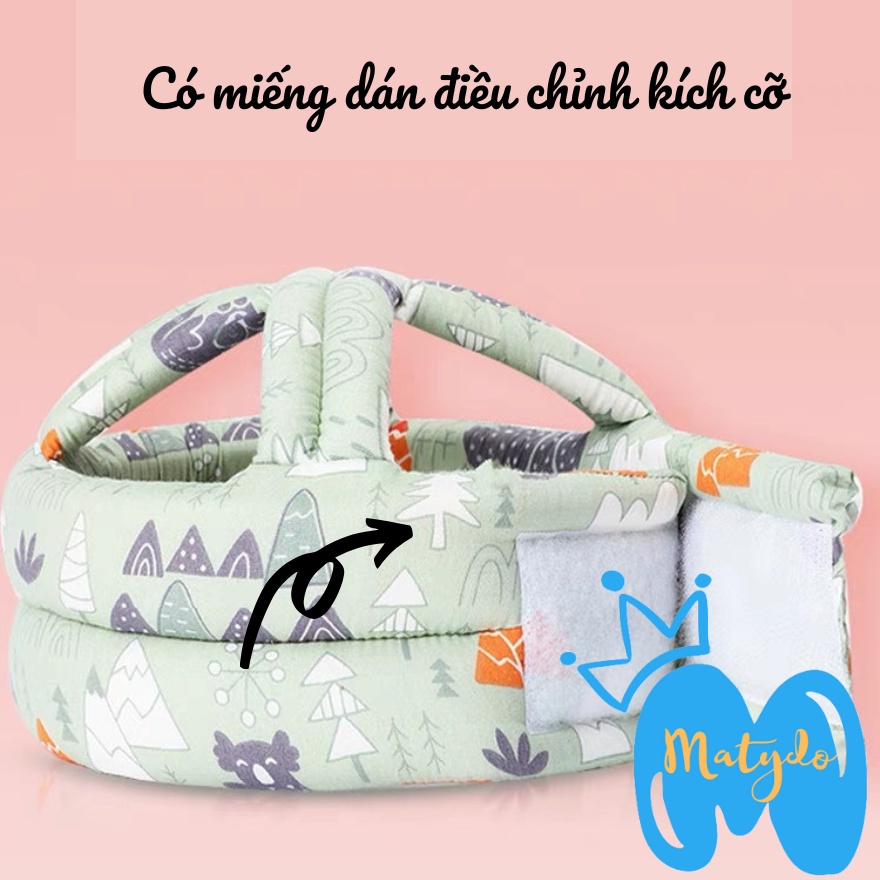 Mũ bảo hiểm cho trẻ em bảo vệ đầu cho bé tập bò tập đi đồ dùng cho bé