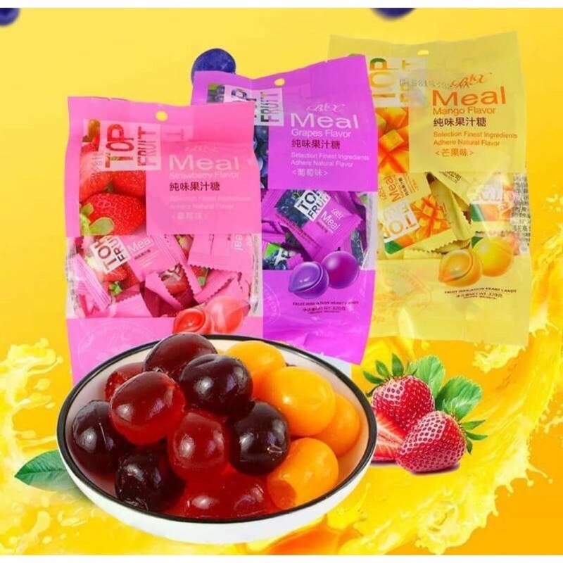 Kẹo Dẻo Trái Cây Top Fruit 320g - BX Meal HongKong