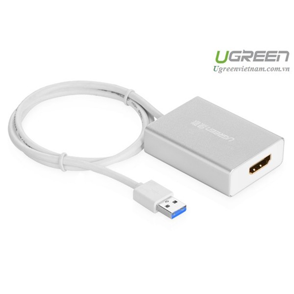 ❤️ Cáp USB to HDMI Ugreen - (Type A  Male 3.0) Giúp laptop - Pc có thêm màn hình thứ 2 dùng độc lập song song  40229