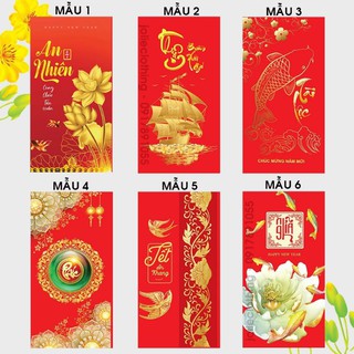 Combo 10 bao lì xì nhiều mẫu( nhận ngẫu nhiên)