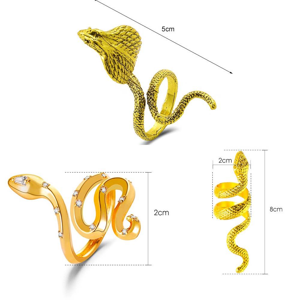 Nhẫn hình rắn phong cách hàn quốc thời trang cho nam và nữ