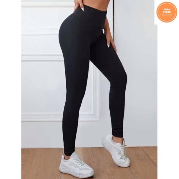 Quần Legging Túi Zip Cotton Siêu Co Dãn Tôn Dáng Bigsize- Cera store