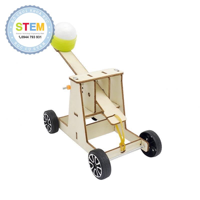 Máy Bắn Bóng tự lắp ráp DIY| Đồ chơi STEM (R-33A)