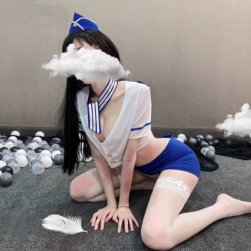 Đồ ngủ sexy đồ cosplay nàng nữ tiếp viên hàng không gợi cảm 1246 | BigBuy360 - bigbuy360.vn