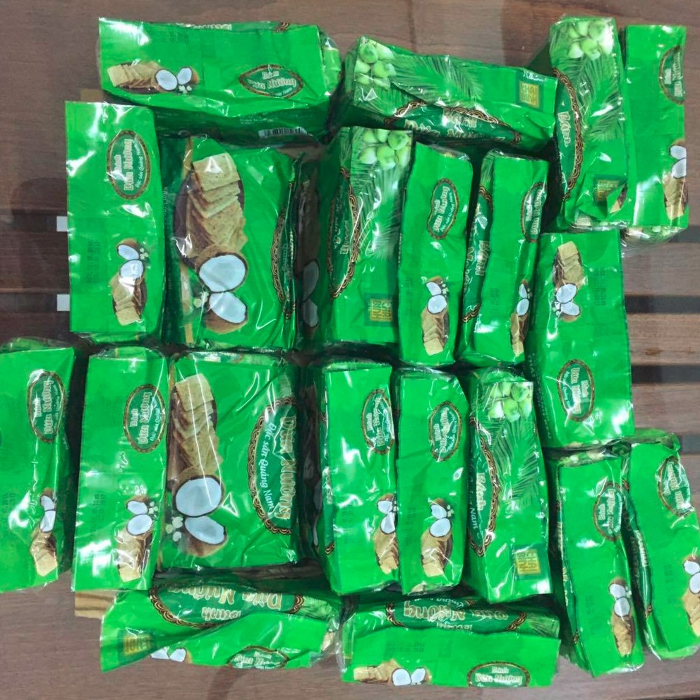 Set 20 bịch bánh dừa nướng 150g