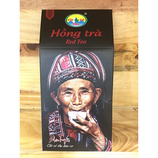 Hồng trà cổ thụ hữu cơ shan tuyết fìn hò trà 100g hoàng su phì hà giang ocop 5*