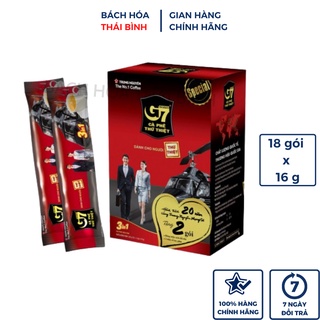Cà phê hòa tan G7 Trung Nguyên hộp 288g 18 gói x 16g