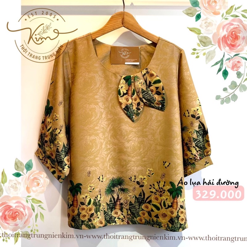ÁO LỤA HẢI ĐƯỜNG SANG TRỌNG