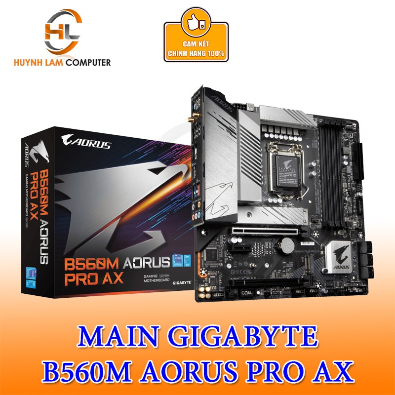 [Mã ELMS05 giảm 5% đơn 300k]Main Gigabyte B560M Aorus Pro AX Chính hãng Viễn Sơn Phân Phôi