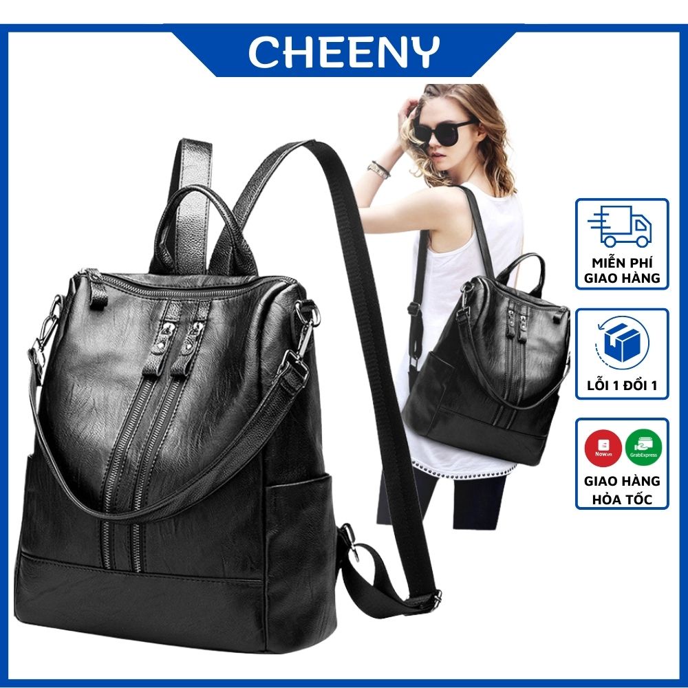 Balo thời trang nữ CHEENY da mềm chống nước TX15