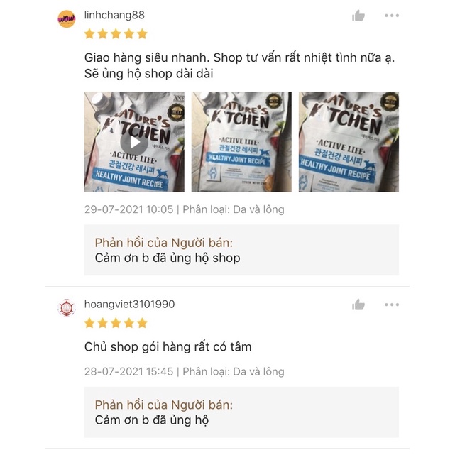 [GIÁ SẬP SÀN]  [2kg] ANF - Nature's Kitchen - thức ăn cho chó mọi lứa tuổi – 5 công dụng nổi bật