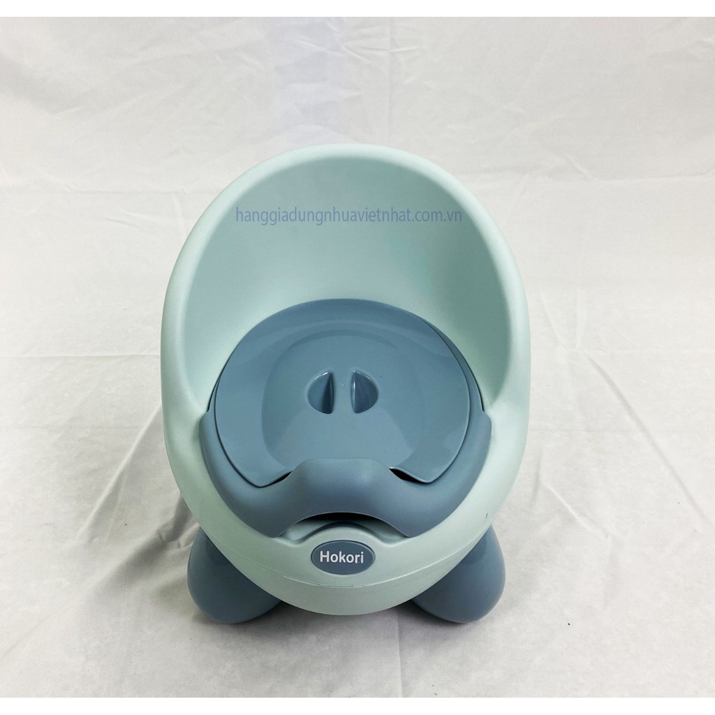 Bô Ngồi Vệ Sinh HoKoRi BaBy Cao Cấp Hàng Việt Nhật có Nắp Đậy và Tựa Lưng cho Bé Thoải Mái Khi đi  Vệ Sinh.