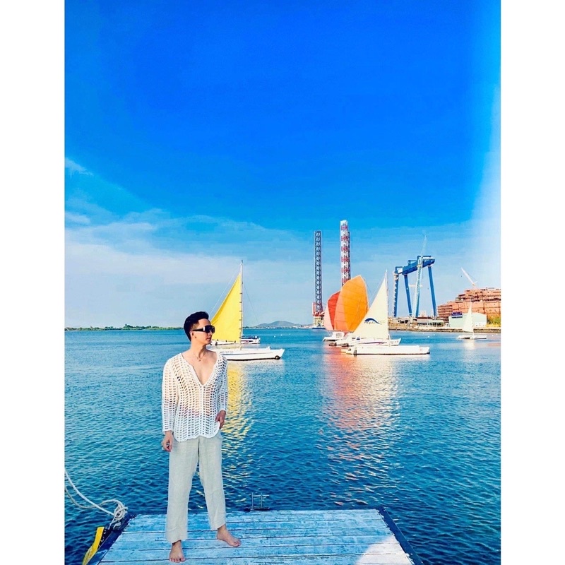 Áo lưới đi biển nam oversize siêu đẹp
