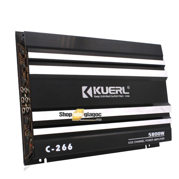 Bộ Khuếch Đại Âm Thanh Ô Tô 4 Kênh Kuerl 5800W C-266