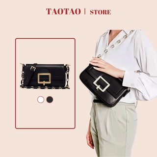 túi kẹp nách da cao cấp túi dây xích hàn quốc túi hộp vuông túi đeo chéo nữ
