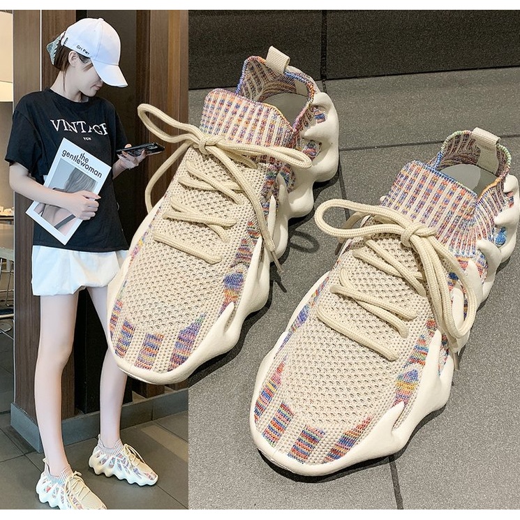 Giày Thể Thao Vải Dệt Núi Lửa Thoáng Khí Thời Trang Mùa Hè Hàng Mới Dành Cho Bạn Nữ 2022