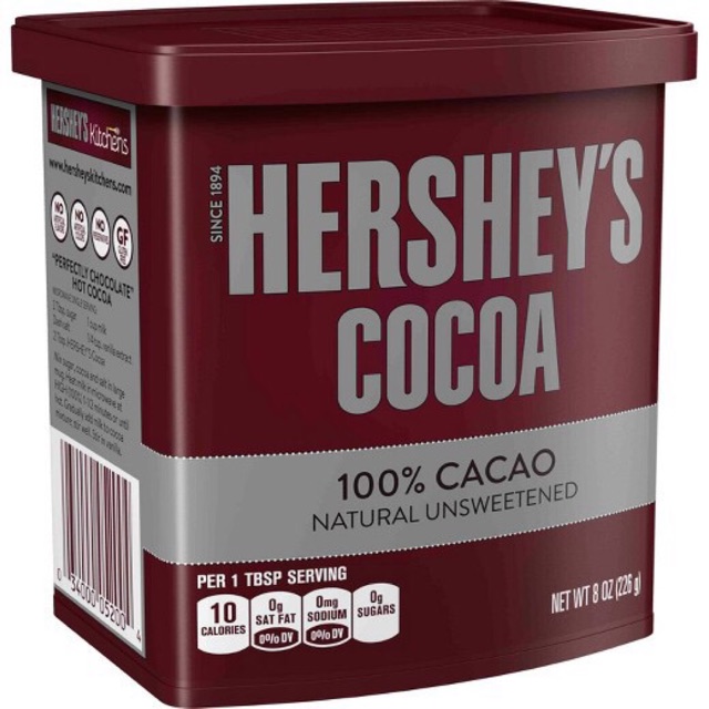 BỘT CACAO HERSHEY’S 226g HÀNG NHẬP KHẨU 100% TỪ MỸ