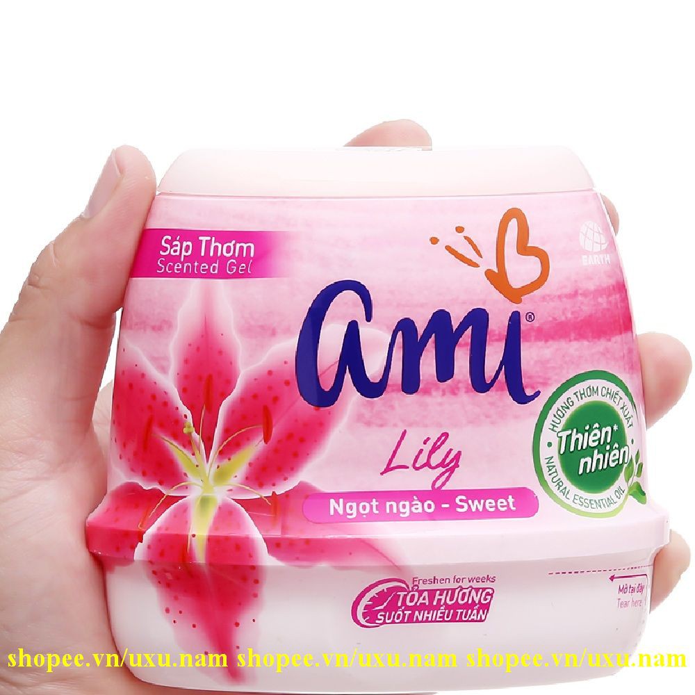 Sáp Thơm Phòng Ami 200G Hương Lily Ngọt Ngào, Của Hàng Chính Hãng.