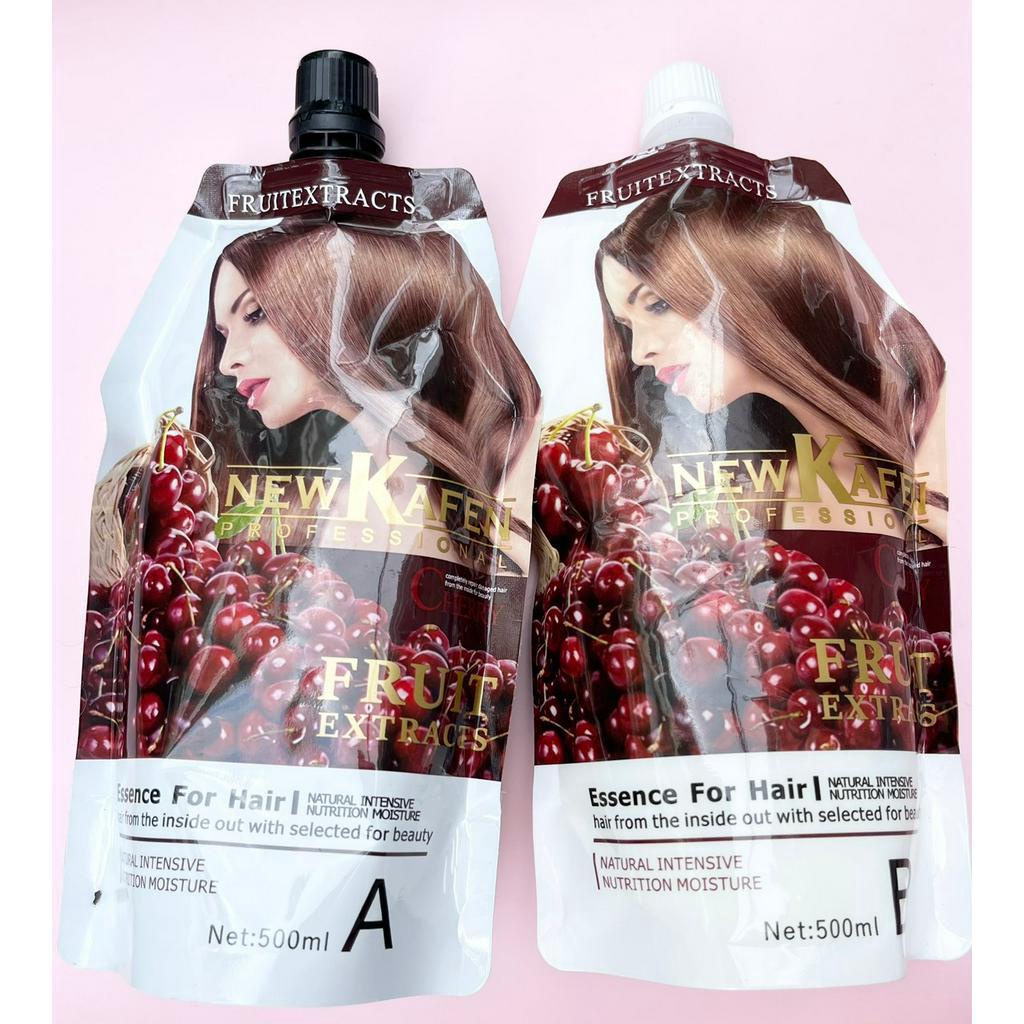 Nhuộm Tóc New Kafen Phủ Bạc Thảo Dược Không Dính Da Đầu 500ml*2