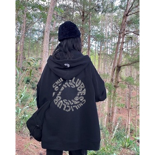 Áo Hoodie ZIp Circle Đen CHILICLUB