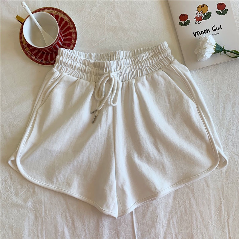 COZOK Quần Short Dáng Rộng Thiết Kế Đơn Giản Thời Trang Theo Phong Cách Hàn Quốc