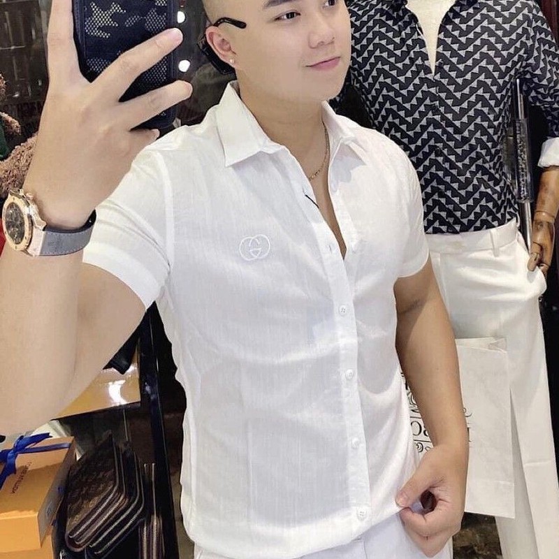 .9 mẫu Áo sơ mi nam THÊU vải đũi cao cấp không xù lông bao đẹp hàng chuẩn shop VNXK ( được đổi trả nếu không ưng ) | BigBuy360 - bigbuy360.vn