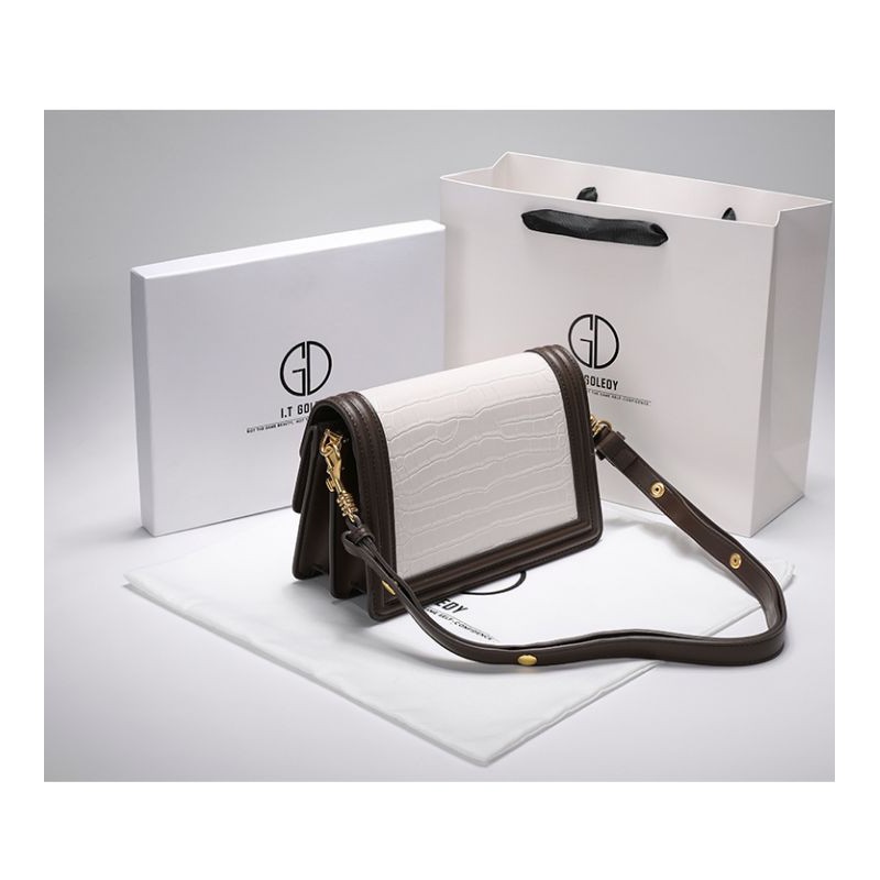 Túi Xách Nữ I.T GOLEDY HONGKONG da bò cao cấp, mẫu mới 2021