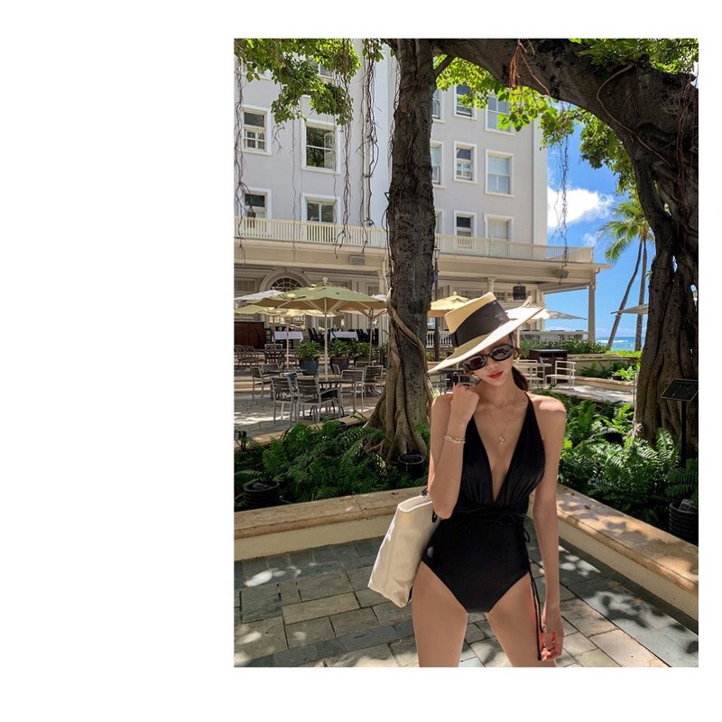 [SIÊU RẺ] M07 Bikini ullzang hotgirl sexy xẻ ngực 2 dây phối nhiều kiểu đen cá tính hè biển 2021 | BigBuy360 - bigbuy360.vn