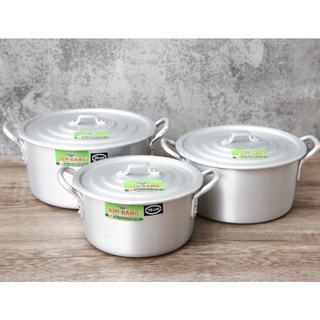 [CHÍNH HÃNG] Bộ nồi Nhôm T3 Kim Hằng (3 cái size 16 18 20)