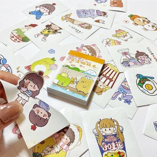 Quyển 24 tờ sticker dán nhỏ trang trí nhiều hình dễ thương
