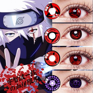 Hộp Đựng Kính Áp Tròng 2 Trong 1 Phong Cách Naruto