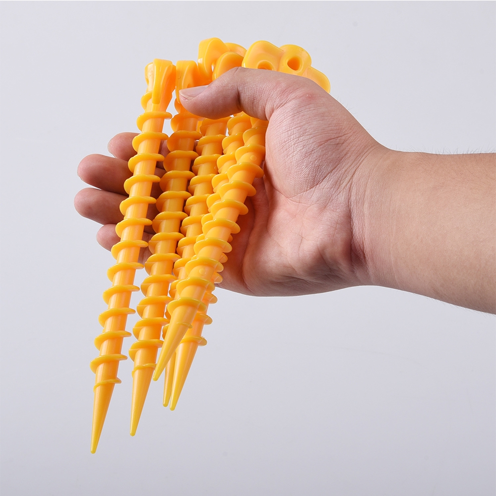 Bộ 5 Cọc Nhựa Dựng Lều Màu Vàng