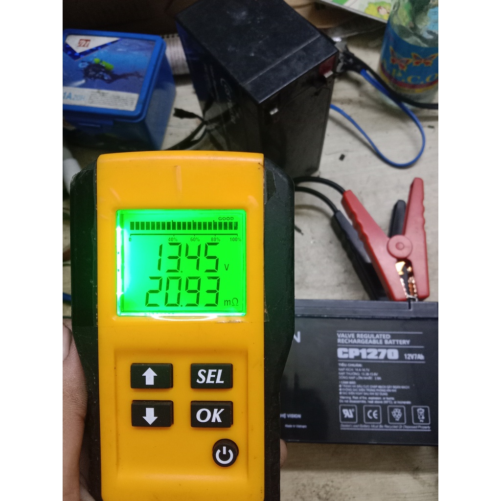 Bình ắc quy vision 12V 7AH CP1270